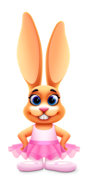 Jackrabbit Dance bunny mascot