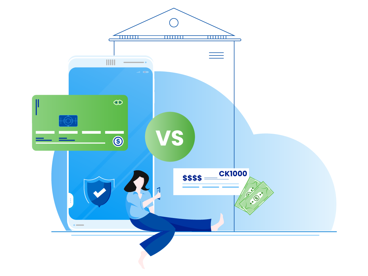 Learn the difference between ePayments with credit cards and bank drafts